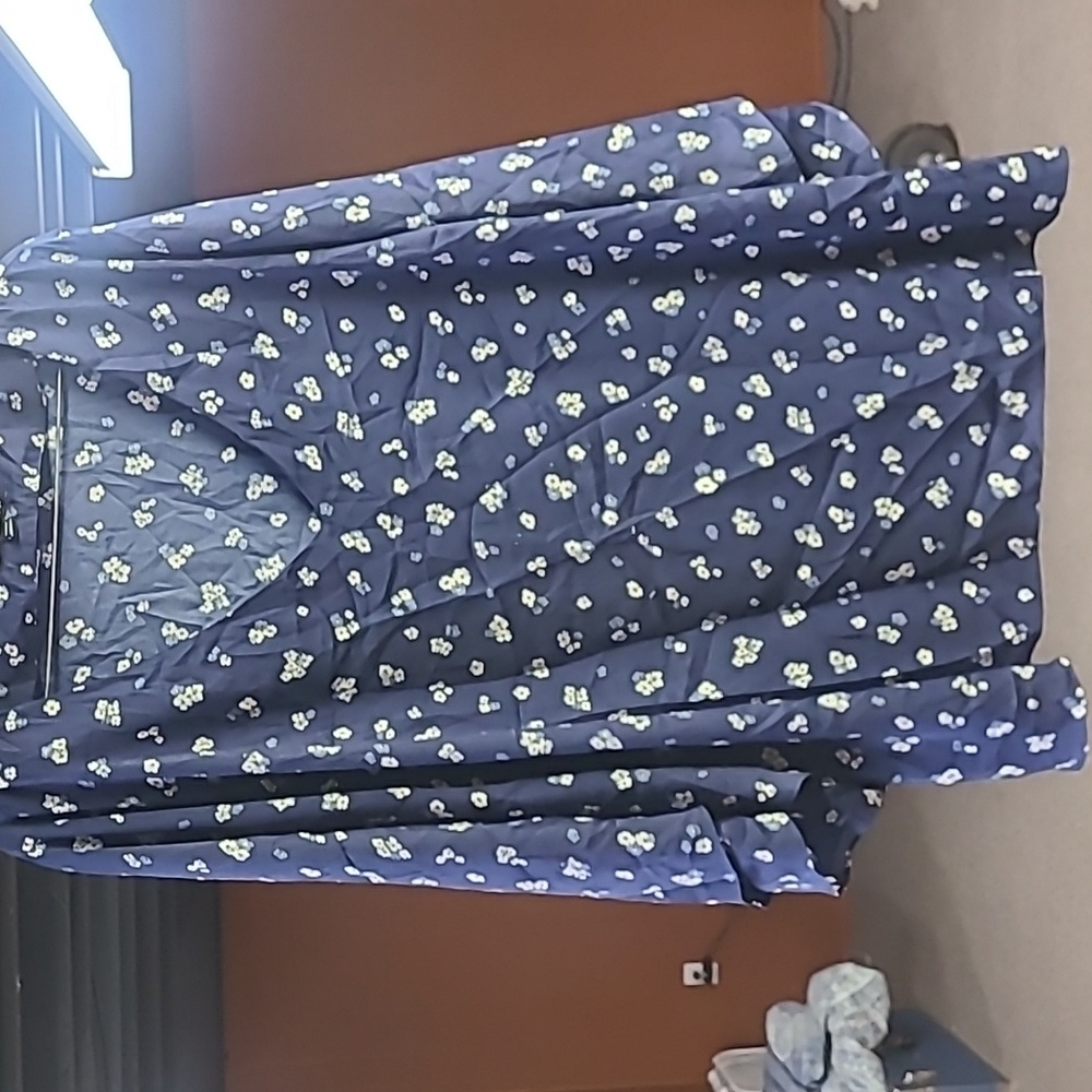 Navy casual top